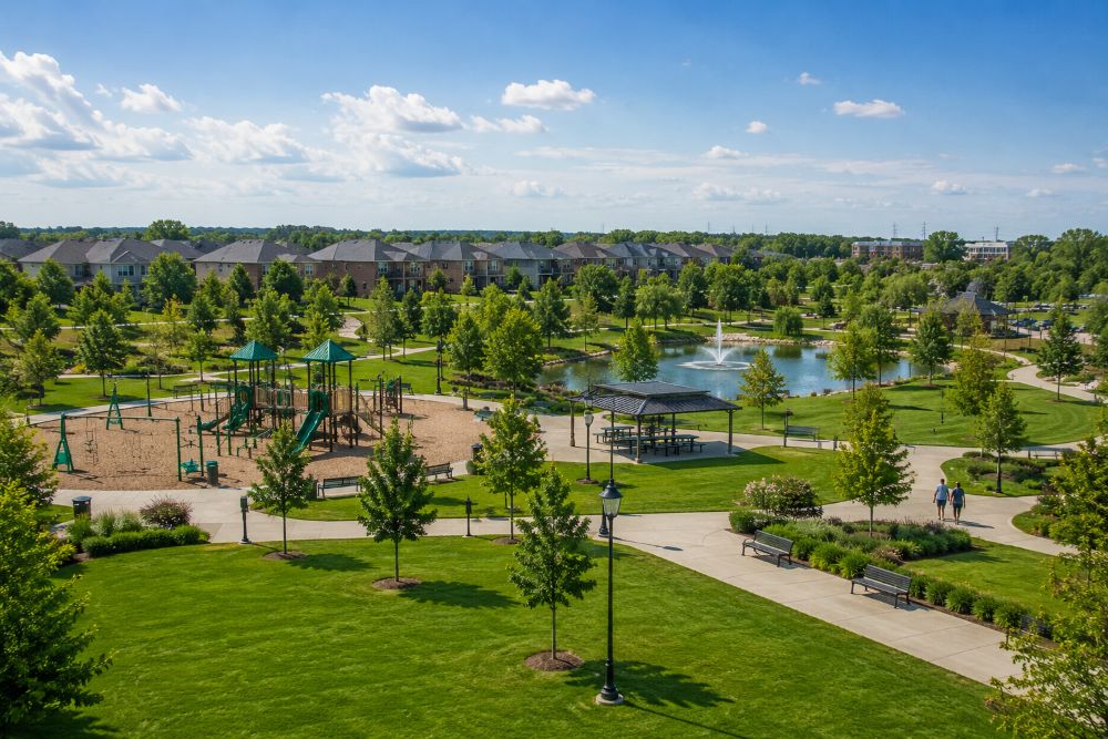 Oakville park scenery near Kings Valley Community